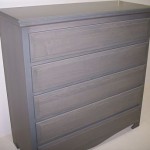 Gray 5 Drawer Dresser