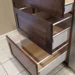 Custom Flat Panel Drawer Bank