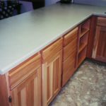 Solid Hickory Peninsula Cabinet