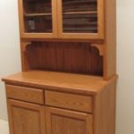 Red Oak Honeymoon Hutch