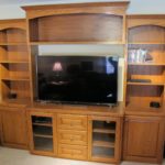 Custom Solid American Hardwood Media Cabinet