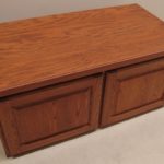 Solid Red Oak Raised Panel Hope Chest