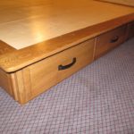 Red Oak Bed Platform