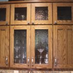 Custom Glass Wall Cabinet