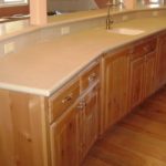 Raised Panel Curved Island