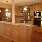 Natural Knotty Alder Kitchen