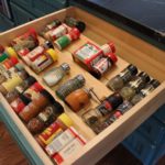 Custom Solid Wood Spice Drawer